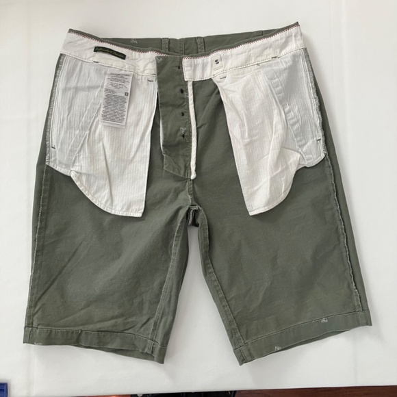 Jack & Jones Flat Front Chinos, Sage colored with sailboat pattern Size S - Picture 11 of 17